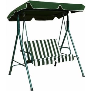 Costway 2-Person Patio Canopy Swing for $89