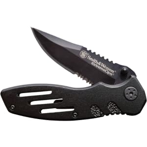 Smith & Wesson Extreme Ops 7" Stainless Steel Tactical Folding Knife for $15