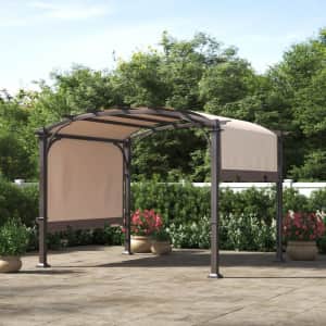 Sunjoy Meadow 11-Foot x 9.4-Foot Pergola with Canopy for $460