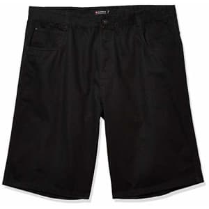 Southpole Men's Regular Fit Shorts (YM/BT), Jet Black, 29 for $17