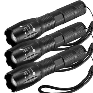 UltraFire X800 CREE XM-L T6 Zoomable Flashlight 3-Pack for $13 UltraFire X800 CREE XM-L T6 Zoomable Flashlight 3-Pack for $13
