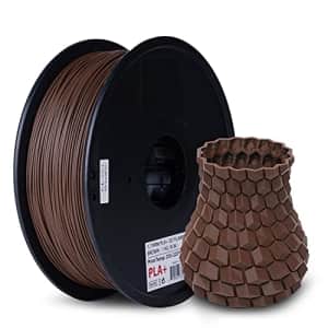 Inland 1.75mm Brown PLA PRO (PLA+) 3D Printer Filament 1KG Spool (2.2lbs), Dimensional Accuracy +/- for $19