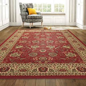 Ottomanson Ottohome 5x6.5-Foot Floral Persian Rug for $52 Ottomanson Ottohome 5x6.5-Foot Floral Persian Rug for $52