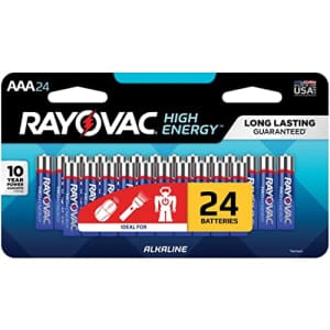 RVC82424LTJ - Ray-o-vac RAYOVAC 824-24LTJ AAA Alkaline Batteries (24 pk) for $19