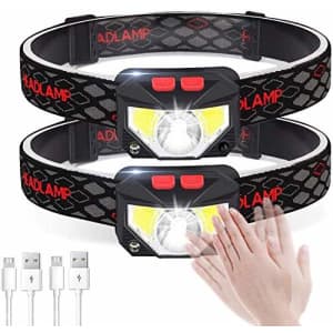 Colaer LED Rechargeable Headlamp 2-Pack for $8 Colaer LED Rechargeable Headlamp 2-Pack for $8