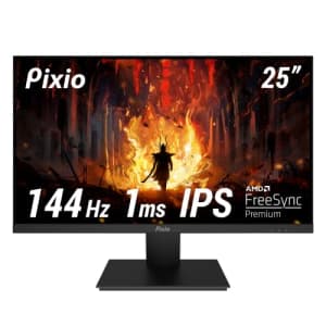 Pixio PX257 Prime 25 inch 144Hz Fast IPS 1ms GTG HDR FHD 1080p FreeSync G-Sync Compatible Esports for $190
