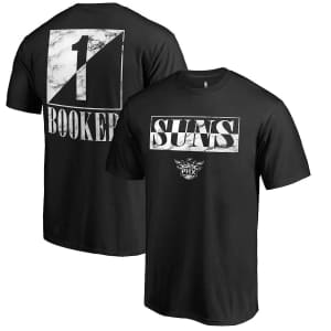 Fanatics Men's Devin Booker Phoenix Suns Yin & Yang Name & Number T-Shirt for $22