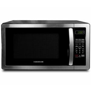 Farberware 1.1 Cu. Ft. Stainless Steel Countertop Microwave Oven With 6 Cooking Programs, LED for $130