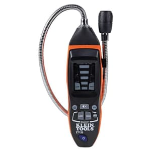 Klein Tools ET120 Gas Leak Detector, Combustible Gas Leak Tester with 18-Inch Gooseneck Has Range for $120