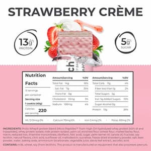 Power Crunch Whey Protein Bars, High Protein Snacks with Delicious Taste, Strawberry Cream, 1.4 for $16