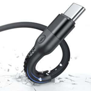 Ainope 6.6-ft. USB C to USB C Fast Charging Cable 2-Pack for $6