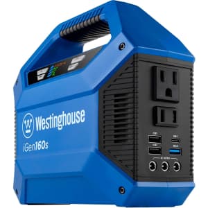 Westinghouse iGen160s Portable Power Station for $123 Westinghouse iGen160s Portable Power Station for $123