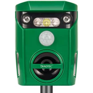 Diaotec Solar Ultrasonic Animal Deterrent for $22 Diaotec Solar Ultrasonic Animal Deterrent for $22