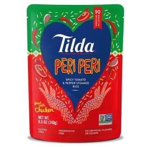 Tilda 8.5-oz. Peri Peri Steamed Rice 6-Pack for $15