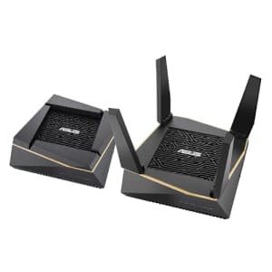 ASUS AX6100 WiFi 6 Gaming Mesh Router (RT-AX92U 2 Pack) - Tri-Band Gigabit Wireless Internet for $250