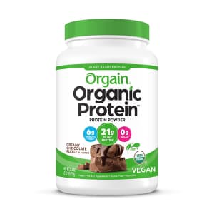 Orgain Organic Plant Based Protein Powder 2-lb. Tub for $15 via Sub & Save Orgain Organic Plant Based Protein Powder 2-lb. Tub for $15 via Sub & Save