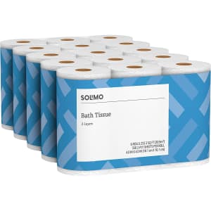 Solimo 2-Ply Toilet Paper 5-Pack for $22 Solimo 2-Ply Toilet Paper 5-Pack for $22