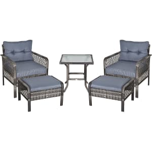 Outsunny 5-Piece Patio Furniture Set for $270 Outsunny 5-Piece Patio Furniture Set for $270