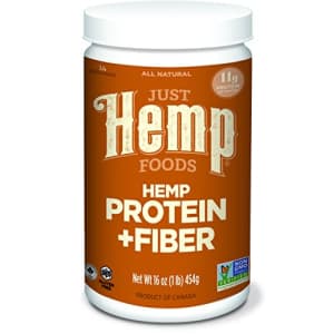 Just Hemp Foods Hemp Protein Powder Plus Fiber, Non-GMO Verified with 11g of Protein & 11g of Fiber for $7 Just Hemp Foods Hemp Protein Powder Plus Fiber, Non-GMO Verified with 11g of Protein & 11g of Fiber for $7