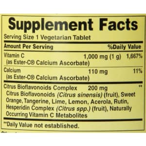 AMERICAN HEALTH Ester C 1000MG CTRS BIOFLVNDS for $20