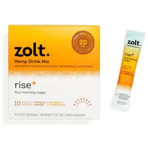 Zolt Rise Plus CBD Drink Mix 10-Pack for $17 Zolt Rise Plus CBD Drink Mix 10-Pack for $17