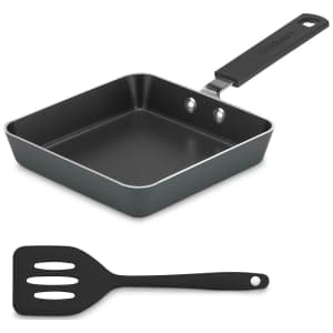 Cuisinart Mini Square Nonstick Fry Pan with Slotted Turner for $8 Cuisinart Mini Square Nonstick Fry Pan with Slotted Turner for $8