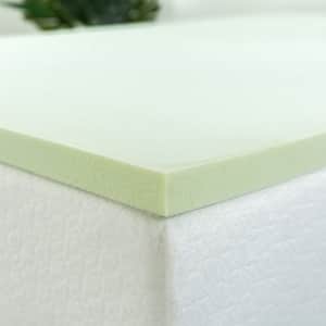 Zinus 1.5" Green Tea Memory Foam Mattress Topper for $35