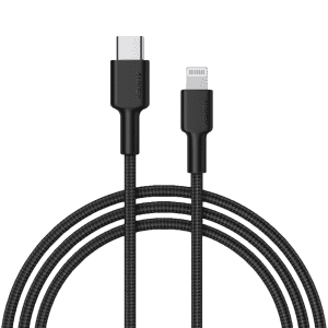 Aukey Impulse Braided USB-C to Lightning Cable for $7 Aukey Impulse Braided USB-C to Lightning Cable for $7