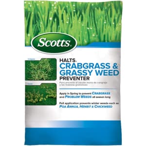 Scotts Halts Crabgrass Preventer for $18 Scotts Halts Crabgrass Preventer for $18