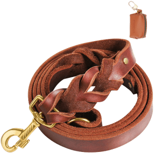 Poppypets 6-Foot Leather Dog Leash w/ Waste Bag Dispenser from $15 Poppypets 6-Foot Leather Dog Leash w/ Waste Bag Dispenser from $15