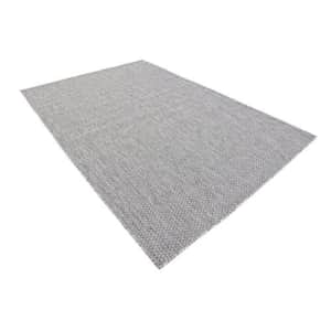 Unique Loom Outdoor Solid Collection Casual Transitional Indoor and Outdoor Flatweave Light Gray for $84 Unique Loom Outdoor Solid Collection Casual Transitional Indoor and Outdoor Flatweave Light Gray for $84