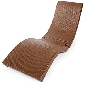 SwimWays Terra Sol Sonoma 2-in-1 Pool Float and Patio Chaise Lounge Chair, Chocolate Brown for $137