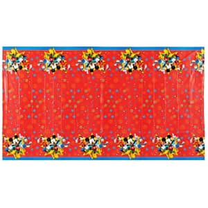 American Greetings Mickey Mouse Party Supplies Plastic Table Cover, 54" x 96" for $26 American Greetings Mickey Mouse Party Supplies Plastic Table Cover, 54" x 96" for $26