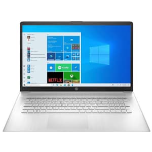 HP 17 Series AMD Athlon Silver 17.3" Laptop for $380