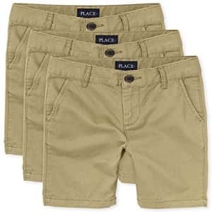 The Children's Place boys Stretch Chino Shorts, FLAX, 5 for $24 The Children's Place boys Stretch Chino Shorts, FLAX, 5 for $24
