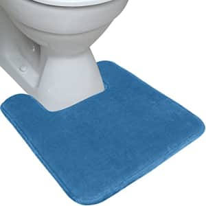 Gorilla Grip Thick Memory Foam Bathroom Rug for Toilet Base, Soft Absorbent Velvet Topside Floor for $20