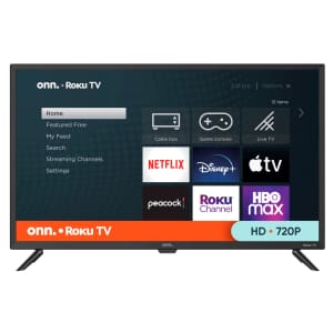 Onn 100012589 32" 720p LED HD Roku Smart TV for $124