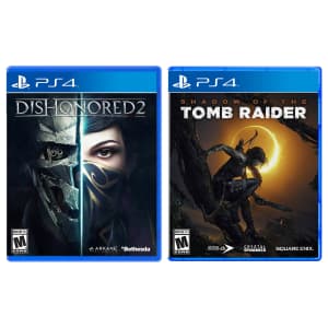 Dishonored 2 & Shadow of the Tomb Raider Bundle for PS4 / Xbox One for $20 Dishonored 2 & Shadow of the Tomb Raider Bundle for PS4 / Xbox One for $20