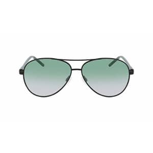 DKNY Women's DK304S Pilot Sunglasses, Green, 59/12/135 for $87