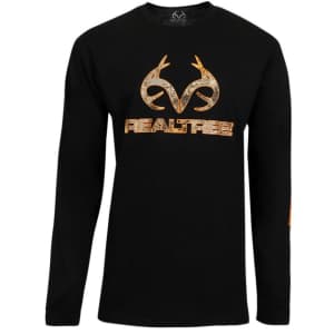 Realtree Men's Long Sleeve Screen Print T-Shirt for $10 Realtree Men's Long Sleeve Screen Print T-Shirt for $10