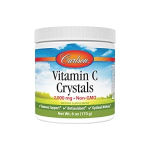 Carlson Labs Non GMO Vitamin C Crystals, 6 Ounce for $14