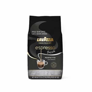 Lavazza Espresso Barista Perfetto Whole Bean Coffee 100% Arabica, Medium Espresso Roast, 2.2-Pound for $26 Lavazza Espresso Barista Perfetto Whole Bean Coffee 100% Arabica, Medium Espresso Roast, 2.2-Pound for $26
