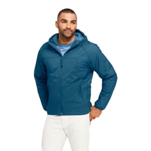 Lands' End Men's Stretch Packable Primaloft Insulated Hooded Jacket for $30 Lands' End Men's Stretch Packable Primaloft Insulated Hooded Jacket for $30