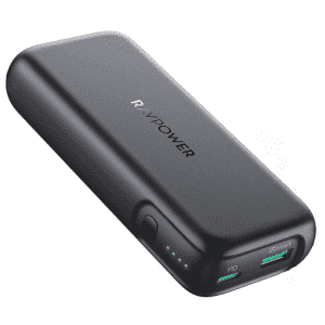 RAVPower 10,000mAh 20W USB-C Portable Power Bank for $10