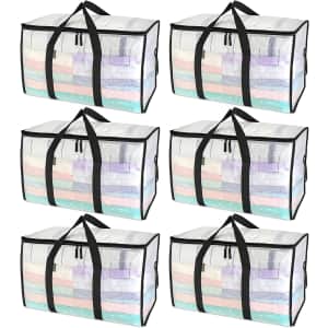 Baleine Oversized Moving Bags w/ Handles 6-Pack for $31