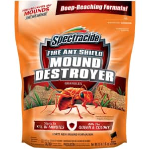 Spectracide Fire Ant Shield Mound Destroyer Granules 3.5-lb. Bag for $4
