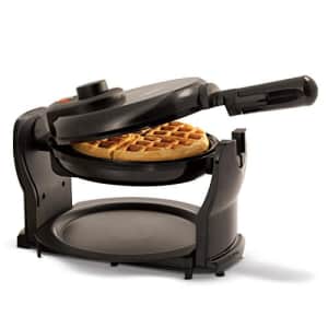 BELLA (13591) Classic Rotating Non-Stick Belgian Waffle Maker with Removeable Drip Tray, Black for $40