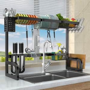 Geanli Over-The-Sink Dish Drying Rack for $45 Geanli Over-The-Sink Dish Drying Rack for $45