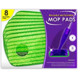 Turbo Mops Reusable Floor Mop Pads 8-Pack for $27 w/ Sub & Save