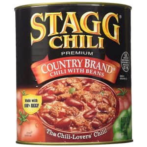 Stagg Country Chili with Beans 108-oz. Can for $12 via Sub & Save